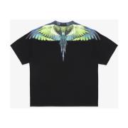 Icon Wings T-shirt Sort Lys Grøn