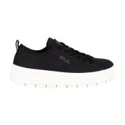 Platform Sneakers med Broderet Logo