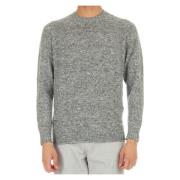 Grå Uld-Kashmir Sweater