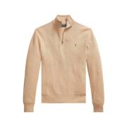 Zip Polo Sweater