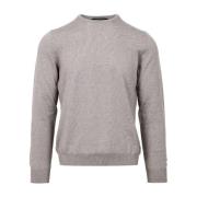 Strikket Crew Neck Sweater