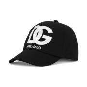 Børn Sort Baseball Cap med DG Logo