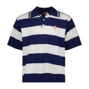 Stribet Polo T-shirt