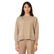 Merino og Cashmere Sweater - Renfarvet