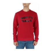 Rød Langærmet Sweatshirt