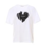 Logo Print Bomuld T-Shirt