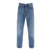 Tapered Jeans med Medium Vask og VLogo Signatur