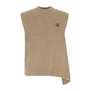 Oversize Cappuccino Uld Blend Vest