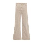 Buede Jeans i Sne Beige