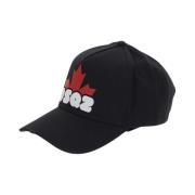 Sort Bomuld Logo Hat