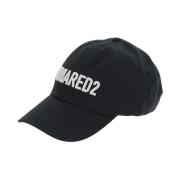 Sort Bomuld Logo Hat