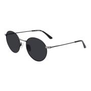 CK21108S Sunglasses, Ruhtenium Black/Grey