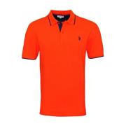 Polo T-shirt med logo broderi