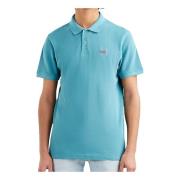 Turkis Polo Shirt med Logo