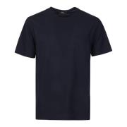 Blå Crepe T-Shirt