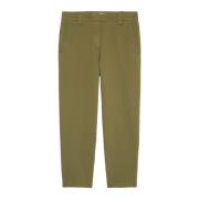 Moderne tapered chinos med høj talje