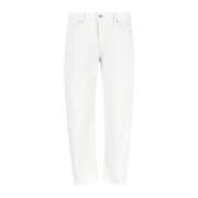 Off White Straight Leg Jeans