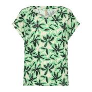 Soyaconcept Ingela Aop 16 Toppe T-shirt Ingela Aop 16 Green