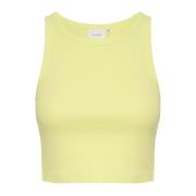 Solrig Lime Ribbet Crop Top