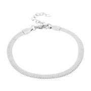 Passion Waterproof 4mm Snake Bracelet Silver Plating