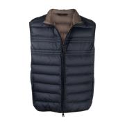 Blå Casual Letvægts Gilet Vest