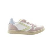 Super Nylon Hvid-Rosa-Grøn Sneakers