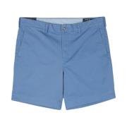 Cotton Blend Twill Shorts