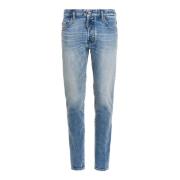 Slim Fit Blå Jeans