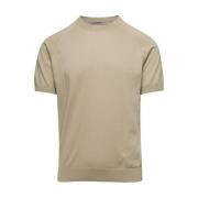 Beige Raglan Crewneck T-shirt