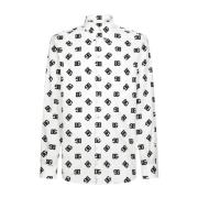 Logo Print White Shirt