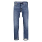 Klassisk Slim Fit Selvedge Denim Jeans