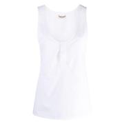 Gennemsigtig Henley Tank Top