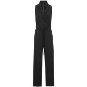 Elegant Sort Viskose Jumpsuit