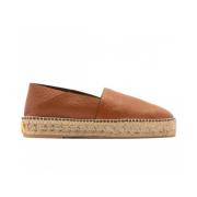 Brun Læder Espadriller AW23