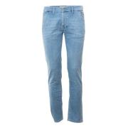 Italienske Slim Fit Denim Jeans