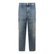 Cargo Jeans Regular Fit Bomuld Denim