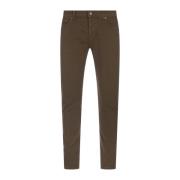 Grøn Militær Slim Fit Jeans