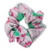 3D Jacquard Scrunchie i Sugar Plum