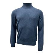 Merino/Cashmere Rollkrave, Atlanterhavet Blå