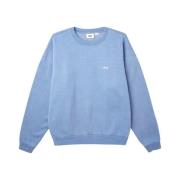 Broderet Pigment Crew Sweatshirt