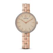 Cosmopolitan Ur - Schweizisk Elegance i Pink med Roséguld Metalarmbånd