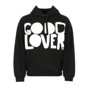 God Lover Sweatshirt med Trykt Detalje