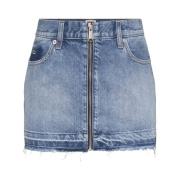 Denim Mini Nederdel