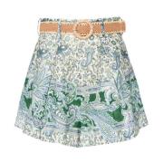 Paisley Linned Shorts