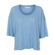 Oversized Tee SS - Blissful Blue