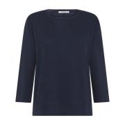 Blå Crew Neck Sweater