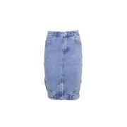 Omvendt Denim Nederdel