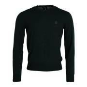 Krone Broderet Uld Sweater