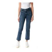 Højtaljede Straight Fit Jeans