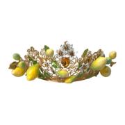 Sicily Lemon Krystal Krone Tiara